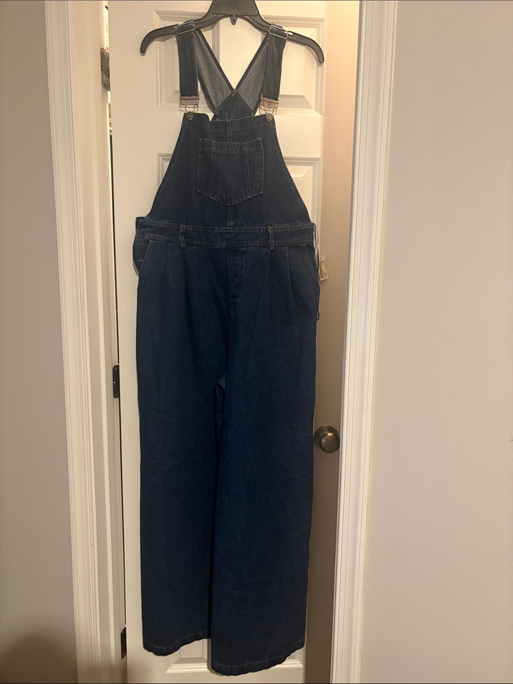 Flying Tomato Dark Blue Denim Overalls